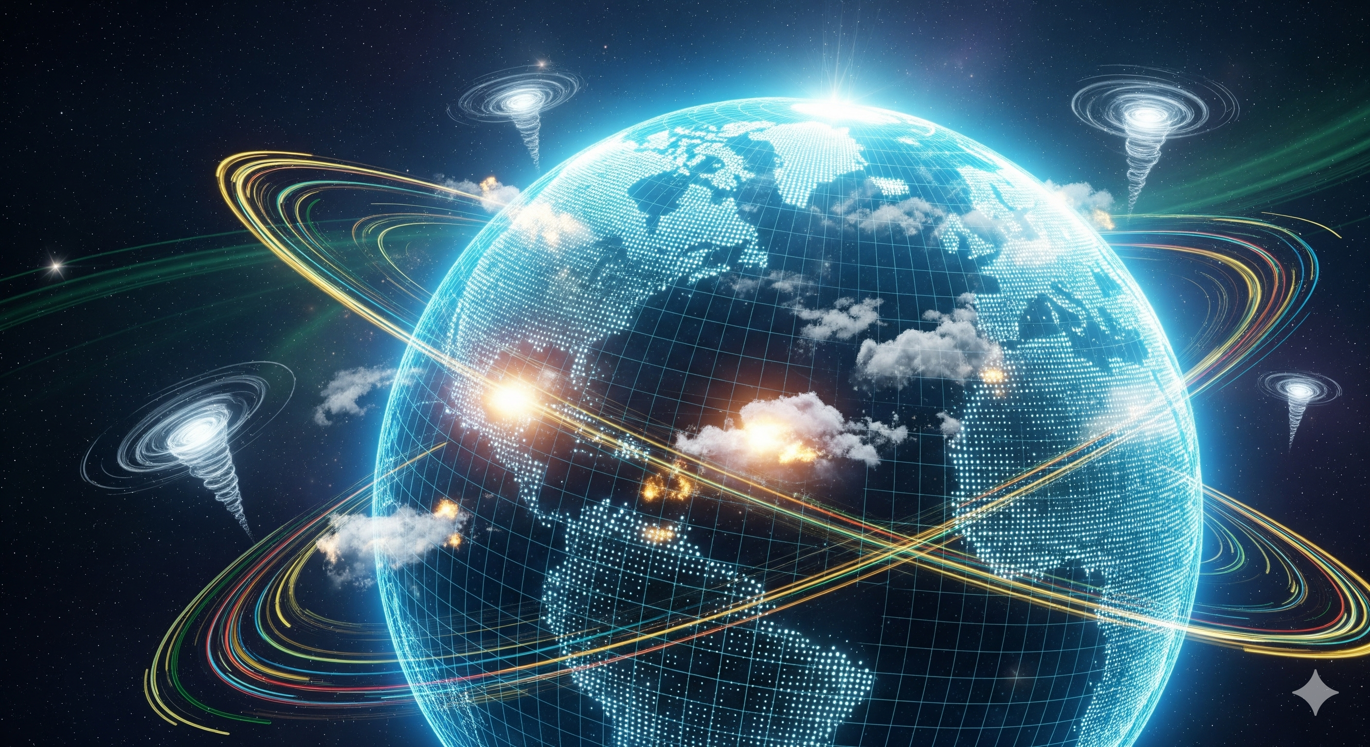 Machine learning model applied to weather prediction data visualization