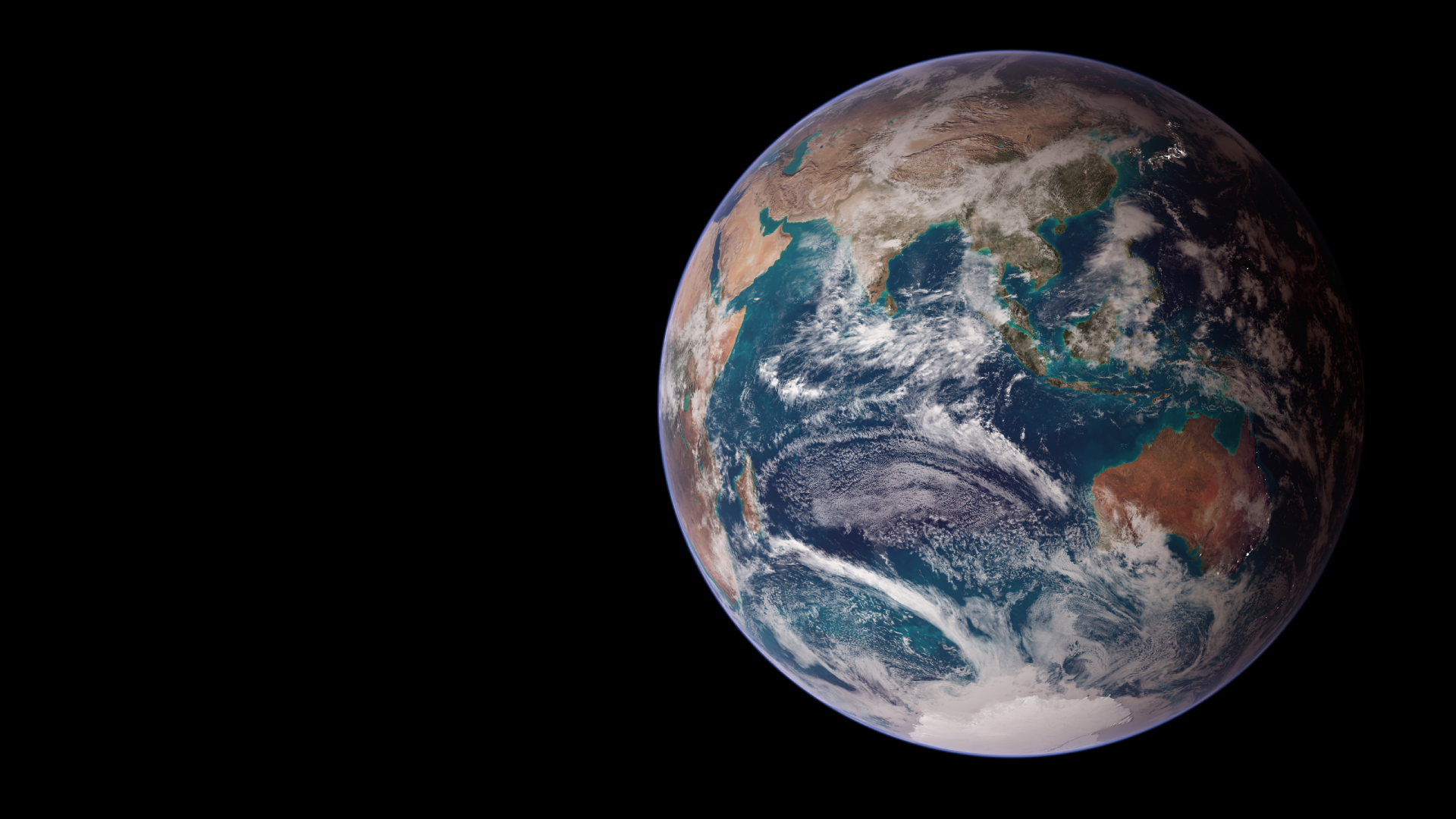 Blue Marble view of Earth from space