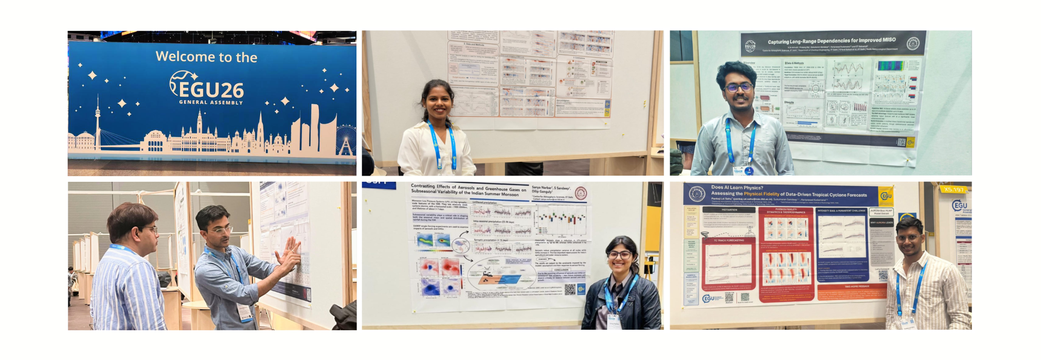 Climate Dynamics Lab at EGU General Assembly 2026 Photo Collage